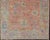 Hand Knotted Turkish Floral Oushak With Orange Background and Lilac Border 4'0 X 6'0 For Sale In Atlanta - Image 6 of 11