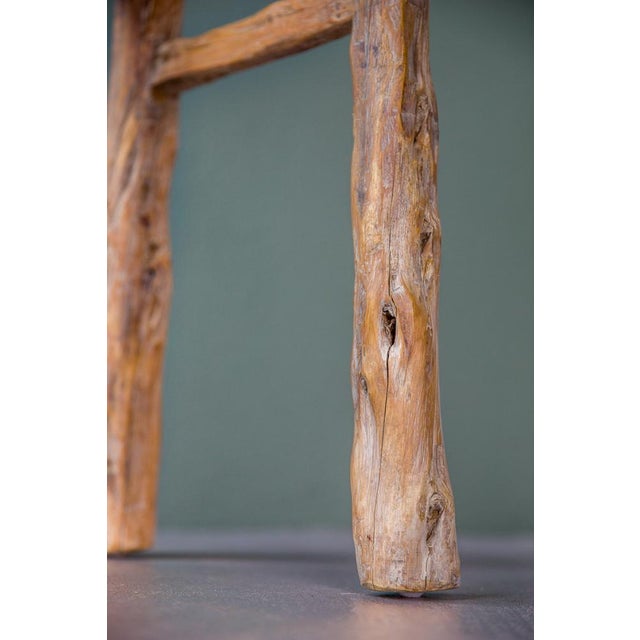 Brown Chinese Elm Wood Sideboard, 1890s For Sale - Image 8 of 12