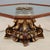 Carved Wooden Center Table with Glass Top For Sale - Image 3 of 10