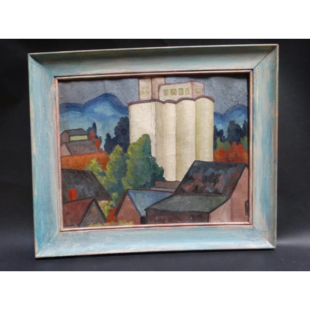 "Flour Mill, Moscow, Idaho" Oil Painting For Sale In Los Angeles - Image 6 of 6