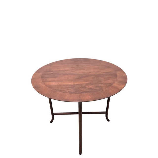 Brown MCM Widdicomb Walnut Occasional Tables by t.h. Robsjohn-Gibbings – Pair For Sale - Image 8 of 11