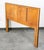 Mid Century Modern Headboard Queen Dixie Bed Frame Walnut MCM Slat Wood Walnut For Sale - Image 4 of 11