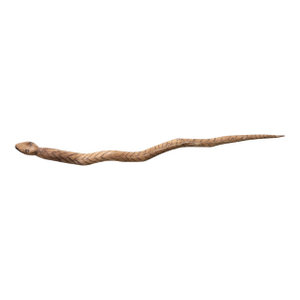 Vintage Tribal Naturalistic Carved Lg Snake Papua New Guinea 49.5" W