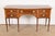 A gorgeous Federal or Hepplewhite style serpentine front sideboard buffet or credenza By Councill Furniture USA, Late 20th...