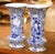 Pair of 19th Century French Blue and White Delft Vases With Pastoral Scenes For Sale - Image 4 of 12