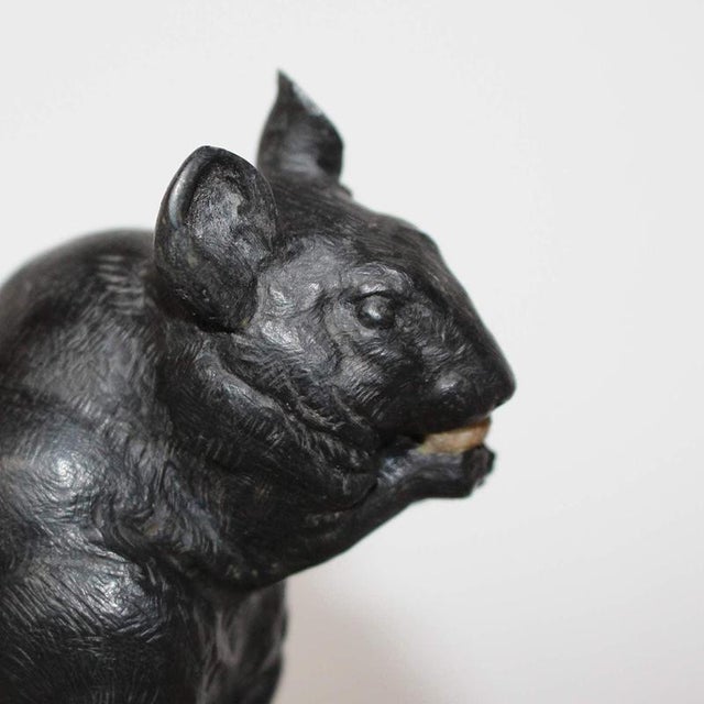 Stone Charles Valton, Mouse, 1890s, Alabaster For Sale - Image 7 of 9