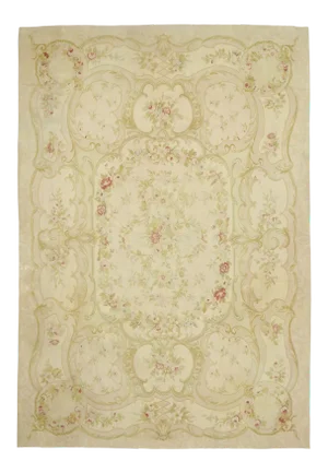Vintage French Aubusson Rug - 09'10 X 14'04