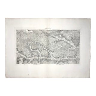 1807 Oversized French Chevreuse Map From the Imperial Hunts of Versailles For Sale
