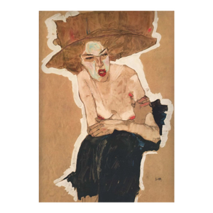 Egon Schiele Lithograph 6 the Spiteful One 1968