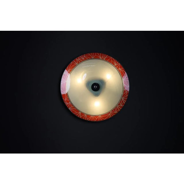 Mid-Century Brussels World Expo Wall Light in Glass, 1958 For Sale - Image 6 of 11