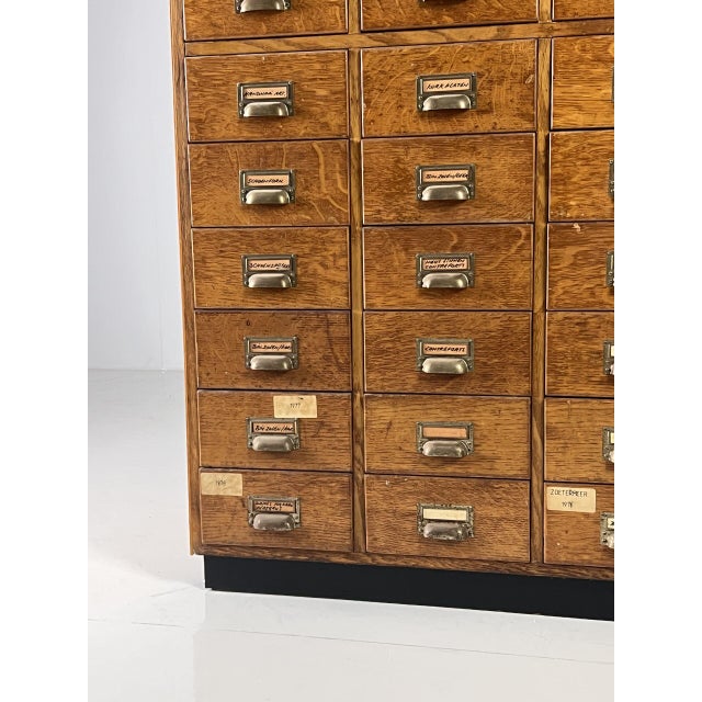 Large Vintage Pharmacy Chest of Drawers, 1960s For Sale - Image 3 of 14