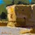 Feed by Samantha Buller | Oil on panel Landscape with a stone wall and greenery. For Sale