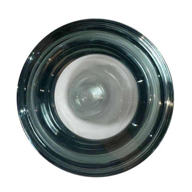 Mid-Century Modern 1950s Swedish Glass Vase For Sale - Image 3 of 5