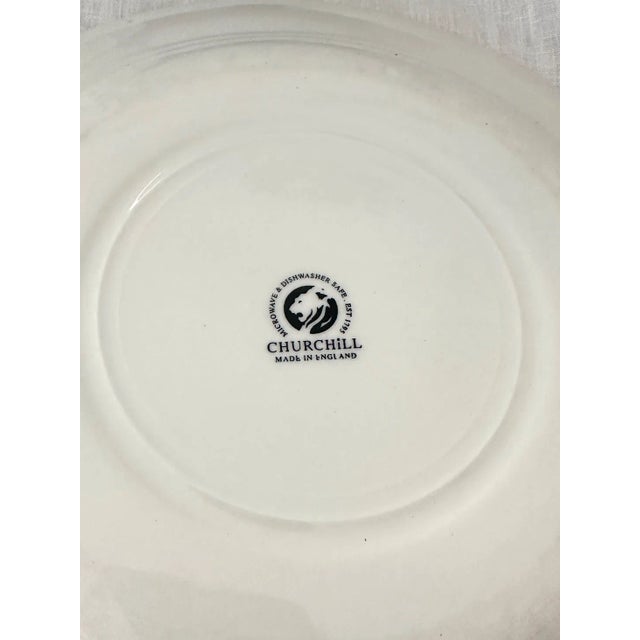 Churchill Blue Willow Dinnerware-A Set For Sale - Image 4 of 5