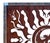 C. 1950's decorative, hand-cut steel panel of impressive scale featuring a flame design and central roundel with the image...