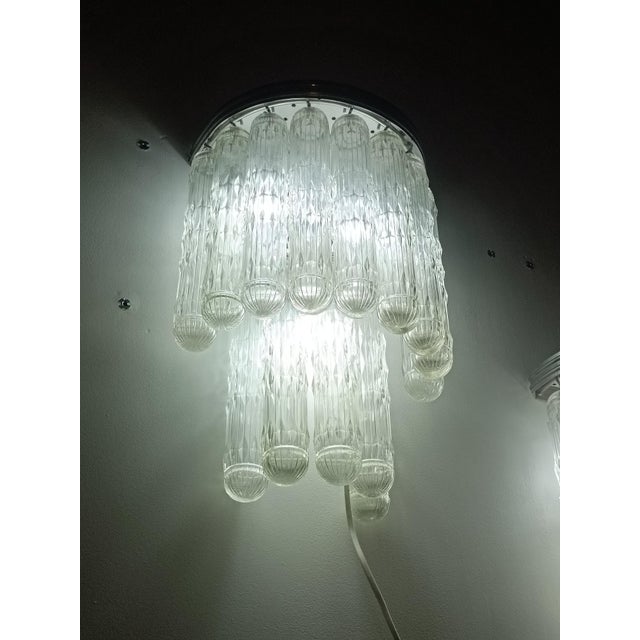 Murano Glass Light Fixtures from Venini, 1970s, Set of 3 For Sale - Image 13 of 17