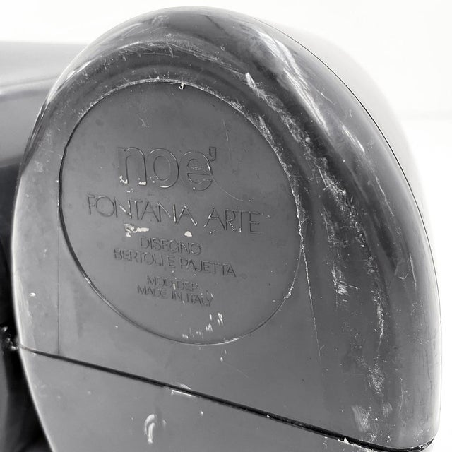 Gray Grey Noe Umbrella Stand by Franco Bertoli and Max Pajetta for Fontana Arte, 1970s For Sale - Image 8 of 9