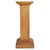 French Oak Pedestal with Stepped Base, 1940s For Sale - Image 10 of 10