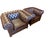Vintage Chesterfield Armchairs in Brown Leather, Set of 2 For Sale - Image 3 of 11