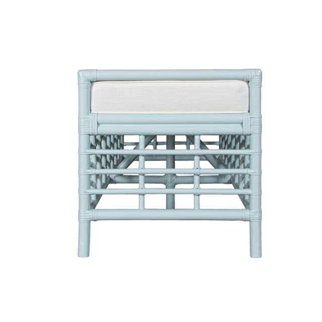 Luna Bench - Light Blue For Sale In West Palm - Image 6 of 7
