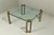 Metal Large Coffee Table in Bronze, Glass and Steel from Peter Ghyczy, 1970s For Sale - Image 7 of 7