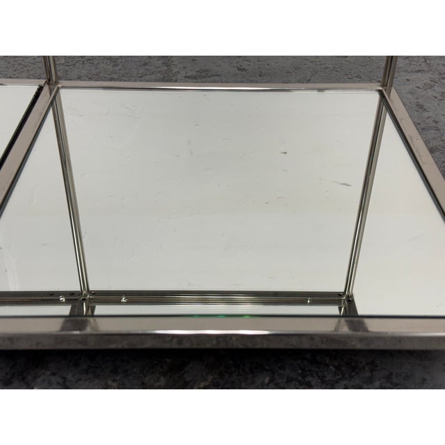 Silver West Elm Terrace Media Stand For Sale - Image 8 of 12