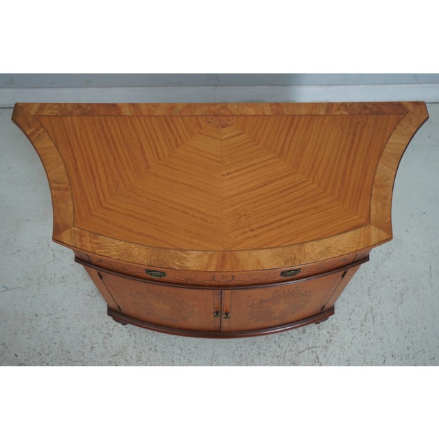 1930s Adams Style Satinwood Inlaid Commode Chest For Sale - Image 5 of 12
