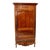 Monumental 19th Century Country French Provincial Fruitwood Burlwood Armoire Wardrobe Cabinet For Sale