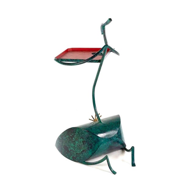 1990s Yves Pagart, Whimsical French Art & Design Modernist Lacquered Sculpture Table Yves Pagart For Sale - Image 5 of 6