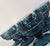 Vintage Aquamarine Honeycomb Champagne Coupes- Set of Six For Sale - Image 4 of 13