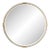 Wow Two Tone Glam Round Mirror For Sale