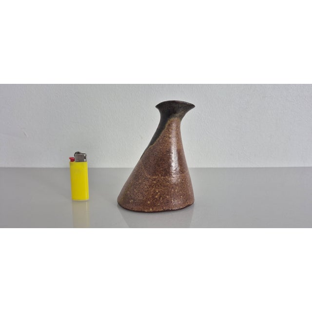 Asymmetrical Studio Ceramic Vase by Luise Duncker, Germany, 1960s For Sale - Image 4 of 15