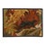 1960s Art Deco Style Panther with Jungle Landscape Oil Painting Signed Fe Sohler, Framed For Sale