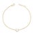 Immerse yourself in the understated elegance of this 10K yellow gold bracelet, for an enrapturing shimmer that captures...