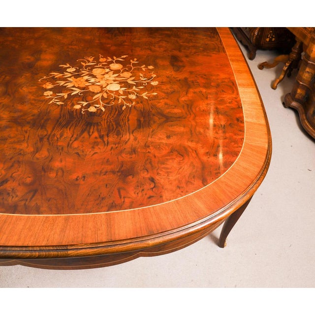 Antique French Louis Revival Ormolu-Mounted Dining Table, 1920 For Sale - Image 14 of 18