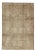 Antique Turkish Oushak Rug With All-Over Botanical Pattern in Taupe and Neutrals For Sale