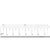 10K White Gold Diamond Accent "X" Initial Charm and Link Bracelet For Sale In New York - Image 6 of 6