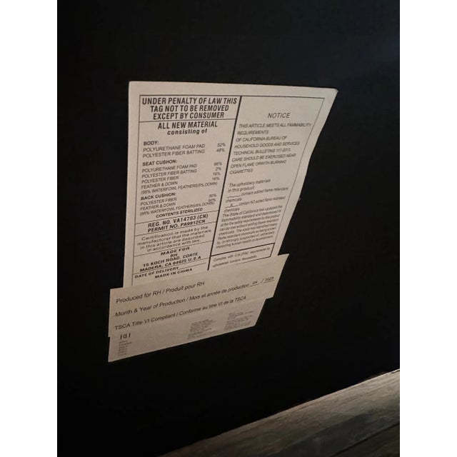 Restoration Hardware Leather For Sale - Image 12 of 12