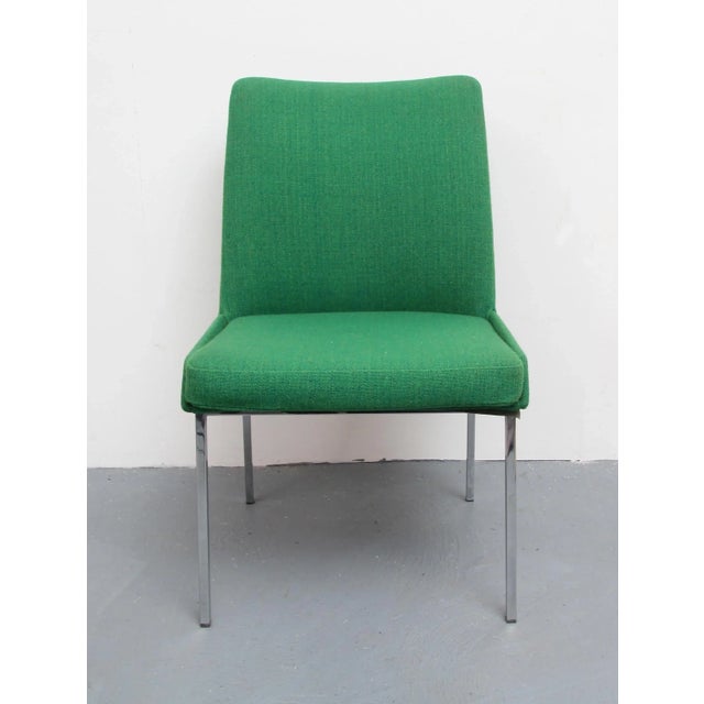 Dispo 8 Grass Green Hopsak & Chrome Chair from Mauser, 1960s For Sale - Image 10 of 10