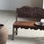 Mini Bench with Carved Backrest, 1980s For Sale - Image 16 of 18