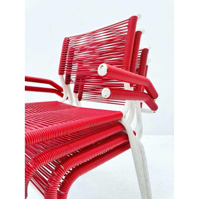 Sissach Spaghetti Chairs from Bigla, 1960s, Set of 4 For Sale - Image 12 of 14