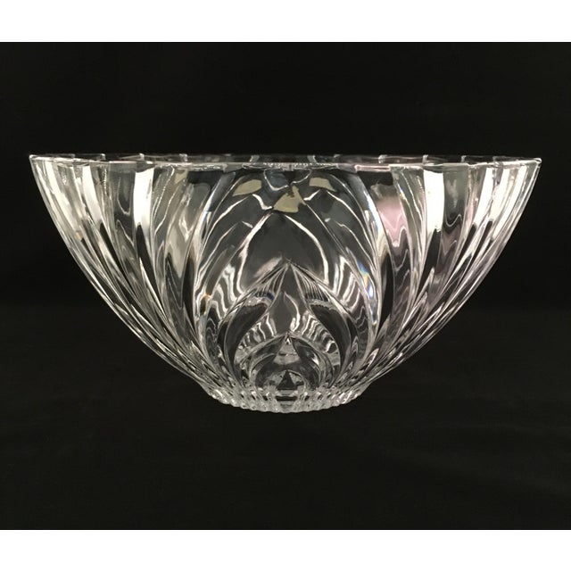 Mikasa Crystal Glass Serving Bowl Chairish