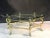 Stunning Cast and Polished Brass Seahorse and Hooves Coffee Table With Beautiful Beveled Glass Top.The Beveled Polished...