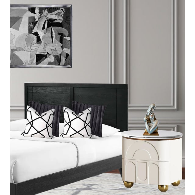 Sculpture Materials Mid-Century Chalkware Sculpture Embracing Lovers For Sale - Image 7 of 16