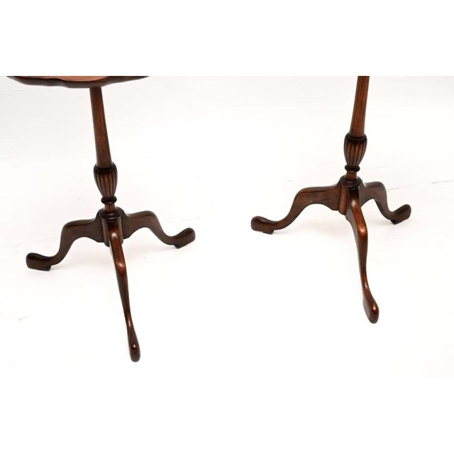 Antique Georgian Wine Tables, 1900s, Set of 2 For Sale - Image 6 of 7