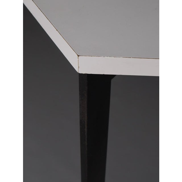 Hexagonal Dining Table attributed to Wim Den Boon, 1960s For Sale - Image 13 of 18