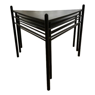 Vintage Set of Three Nesting Side Tables For Sale
