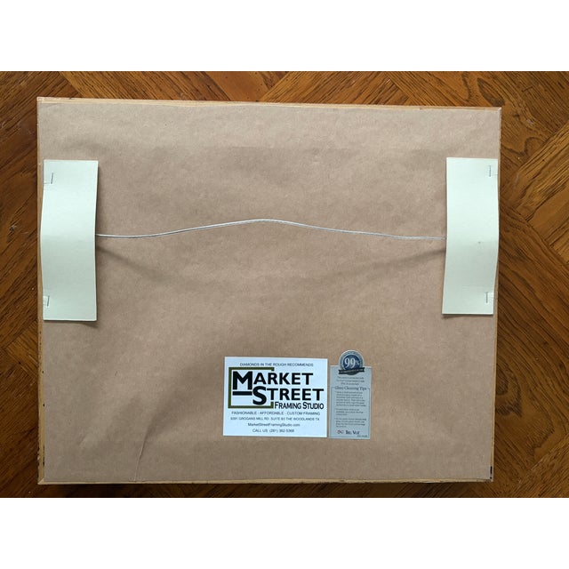 1970s Whimsical Modern Artwork “Funny Days” by Edelstein Signed 1978 – Framed Figurative Illustration For Sale - Image 9 of 9