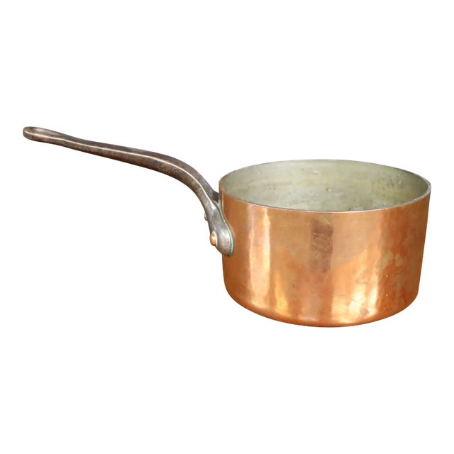 Made in France Copper Saucepan For Sale