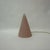 French Teepee Table Lamp in Matte Pink Glass from SCE, 1970s For Sale - Image 9 of 14